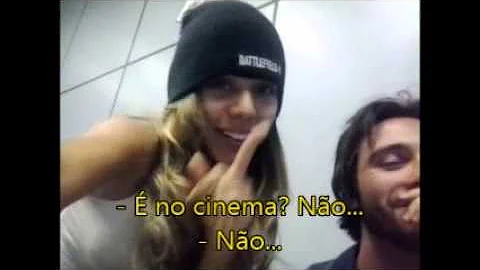 David e Ingrid nas ltimas semanas de aula