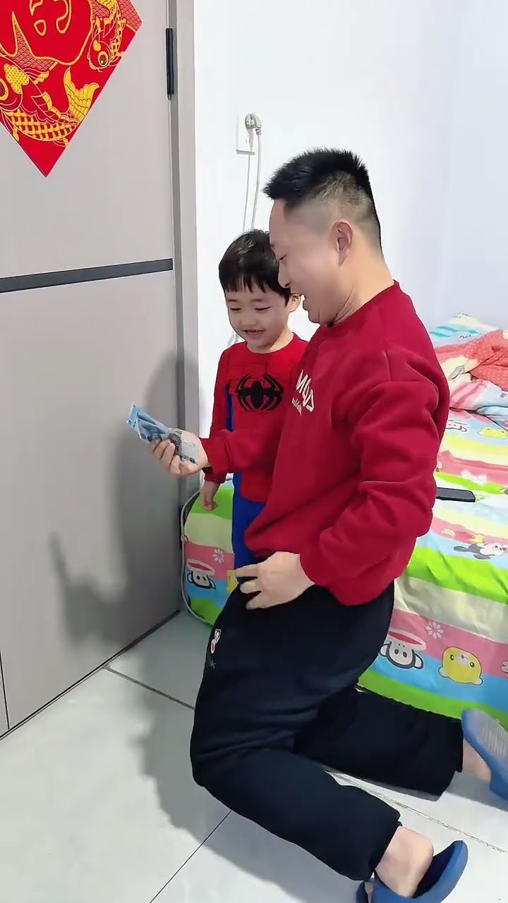 爸爸又要怀疑人生了！#Cute baby#Cute#呆萌小米宝#聪明宝宝#萌娃