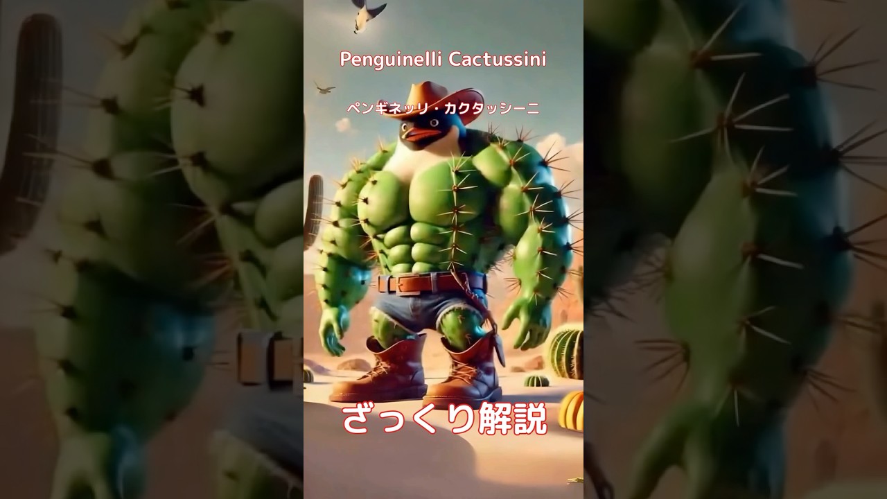 【#italianbrainrot 】Penguinelli Cactussini ペンギネッリ・カクタッシーニ【ざっくり解説】