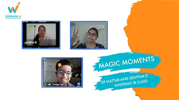 WhiteHat Jr Magic Moments Of Teachers Nattar and Jeevitha
