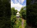 Flying my FPV drone through this lookout