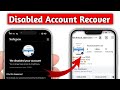 How to Recover Disabled Instagram Account (Reactivate) | Instagram Disabled Account Recovery 2025 