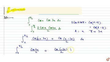 `int_0^(pi/2)cosxcos3x dx`