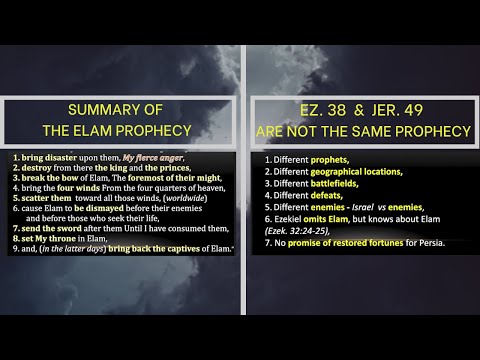 Are Ezekiel 38 and Jeremiah 49 The Same Event? Has Jeremiah 49 Been Fulfilled?