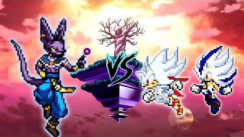 Lord Beerus MUI V4 OP VS Shadic V2 OP (all form) & Sonow V2 OP (all form) in Jump Force Mugen