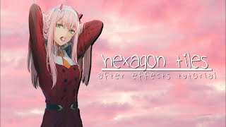 ae tutorial | hexagon tiles (2 ways)