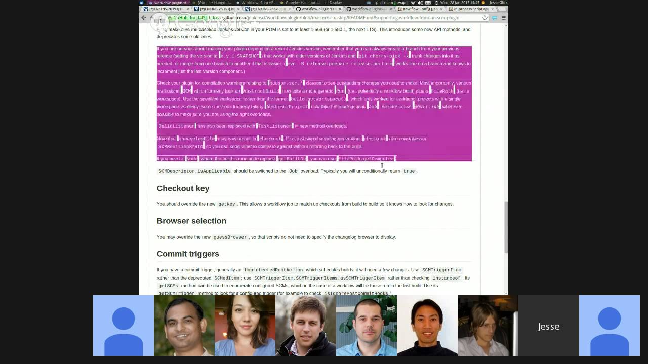 Jenkins Workflow: security model & plugin compatibility