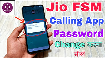 Jio FSM Calling App Ka Password Kaise Change Kare | How To Forgot Password in Jio FSM Calling Apps |