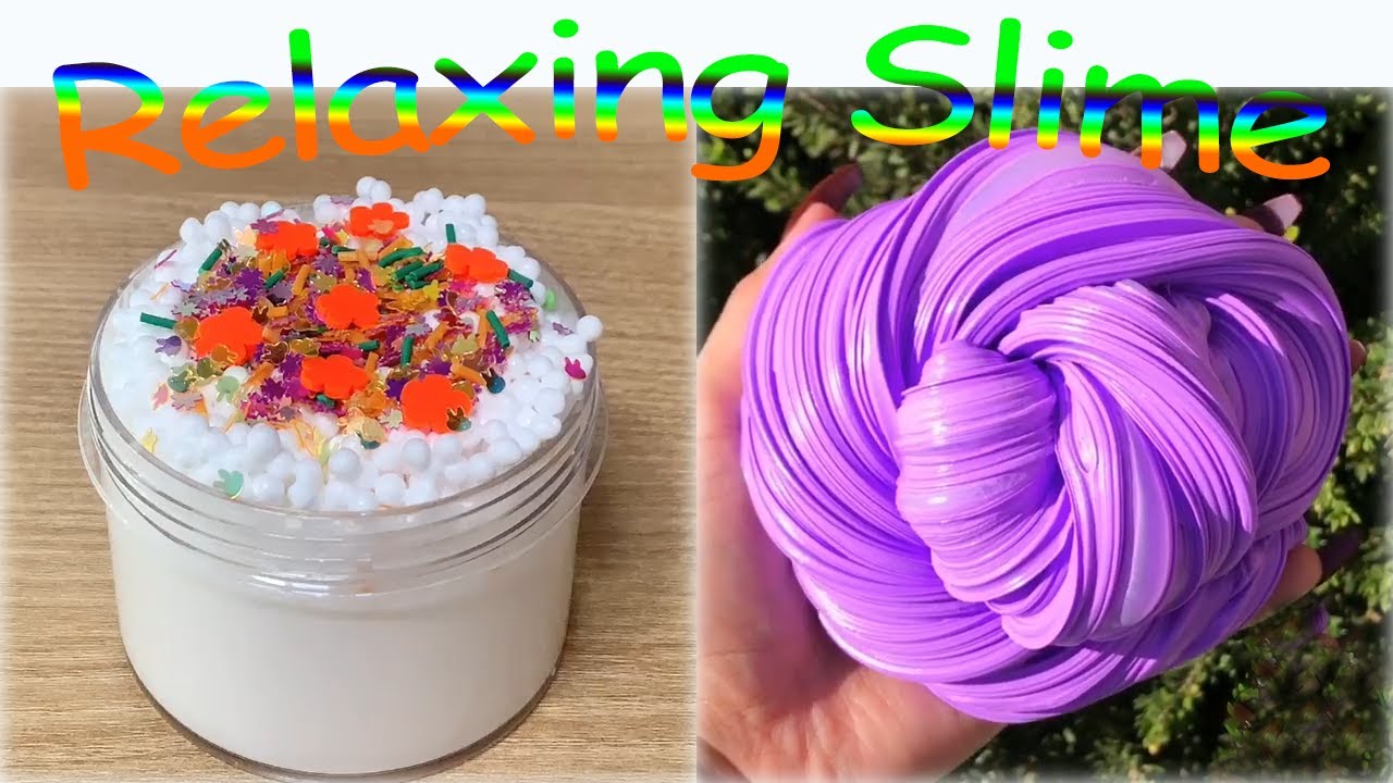 Relaxing Slime Compilation ASMR slime | Oddly Satisfying Video #1 - YouTube