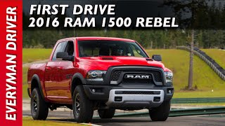 Here's the 2016 RAM 1500 Rebel 4x4 on Everyman Driver