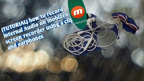 (TUTORIAL) how to record internal audio in mobizen