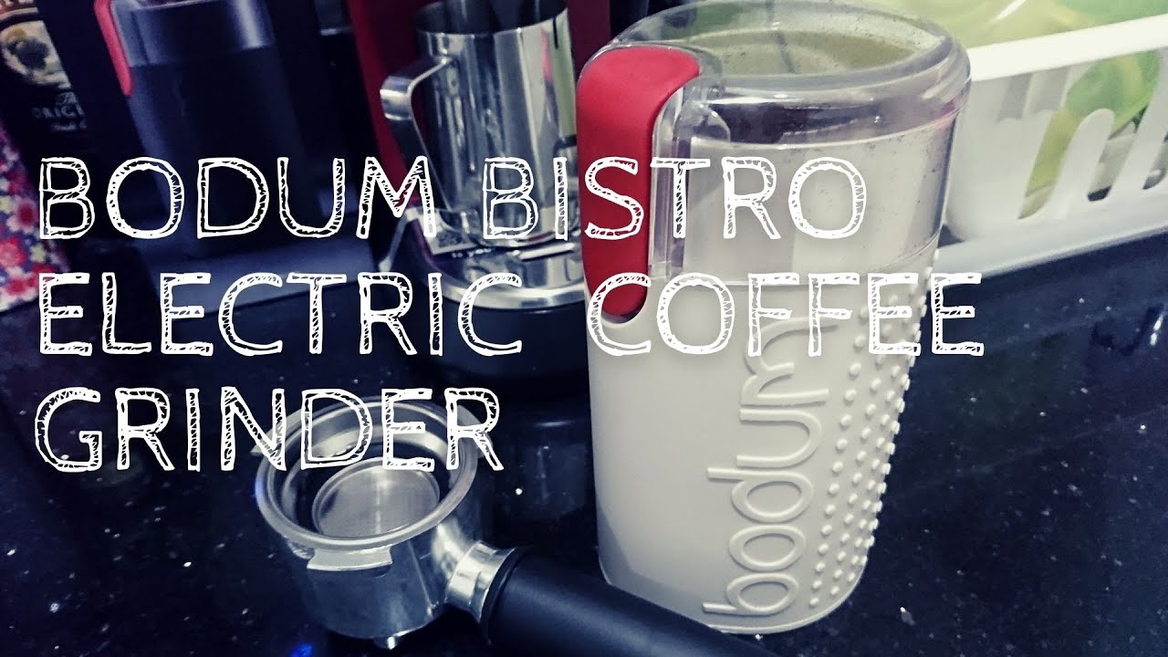 First Time Using Bodum Bistro Electric Coffee Grinder YouTube
