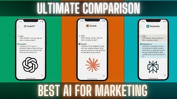 Chatgpt vs Claude vs Perplexity (for Marketing)