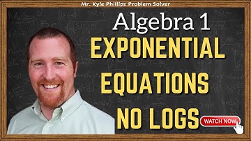 Solving Exponential Equations (No Logs)