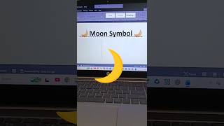 🌙 moon symbol in ms word | ms word shortcut keys| online computer | #moon #symbols #laptop #trending