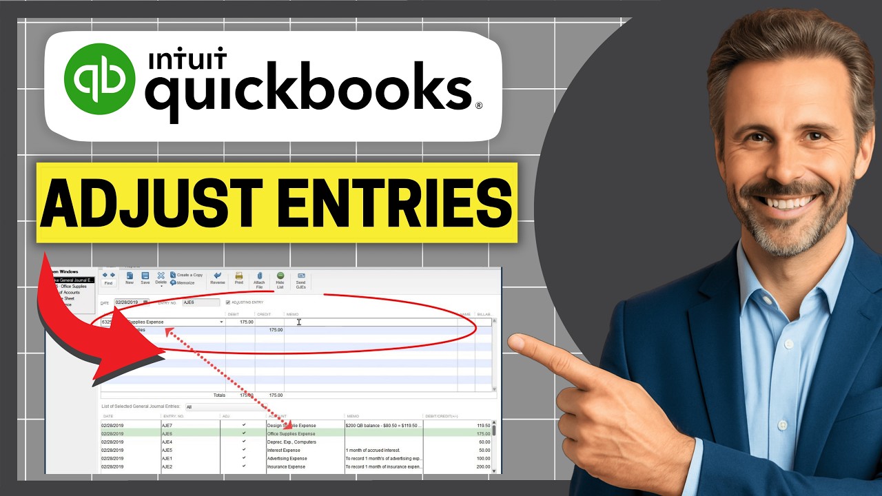 How To Do Adjusting Entries in QuickBooks Online [Easy Guide] - YouTube