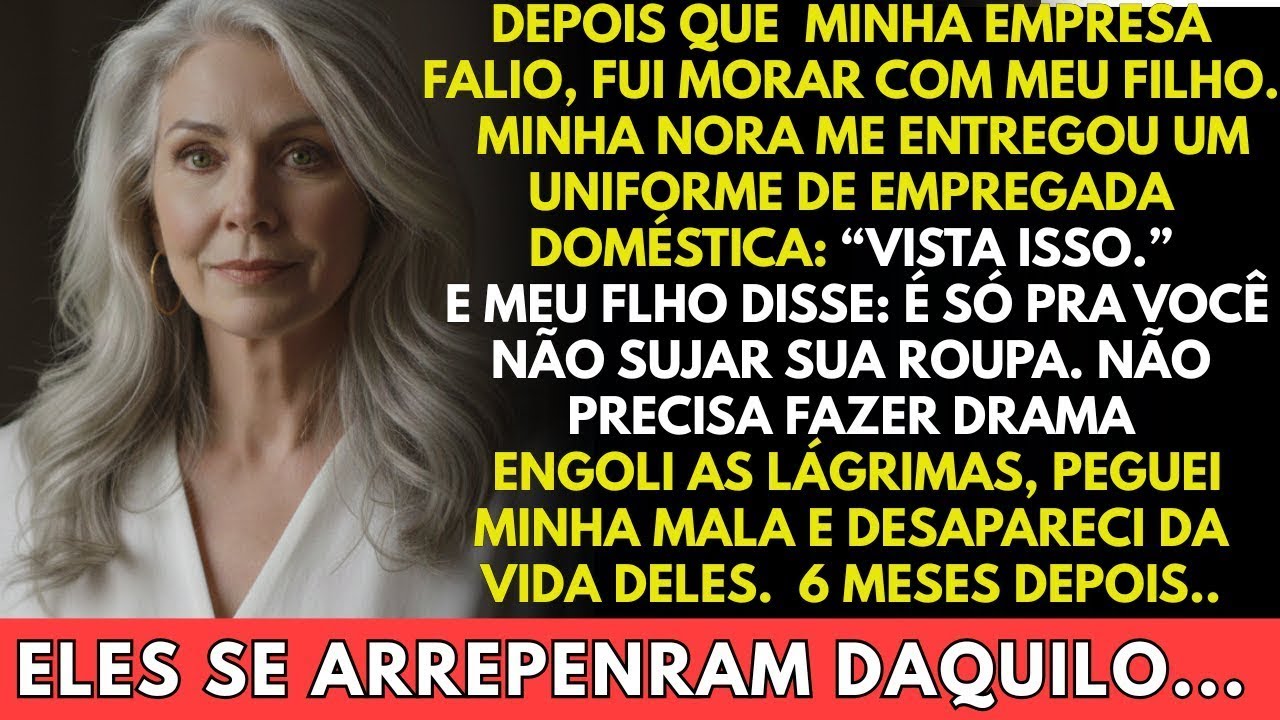 Meu filho e minha nora queriam que eu fosse empregada na casa deles. Fui embora e seis meses depois…