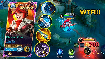 GOODBYE MOSKOV NO LATE GAME💀!! LAYLA ONE SHOT BUILD AND EMBLEM 2025 IS FINALLY HERE!!🔥