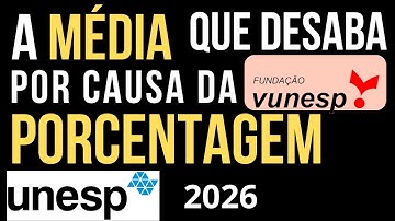 🔥 MÉDIA + PORCENTAGEM: O CÁLCULO QUE CAI DIRETO NA PROVA! VUNES | 2025 | UNESP VEST 2016 |  Q.83