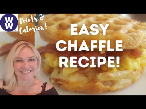 BACON & EGG HASH BROWN CHAFFLE SANDWICH | WHAT'S FOR BREAKFAST? | WW POINTS & CALORIES | MINI DASH hqdefault