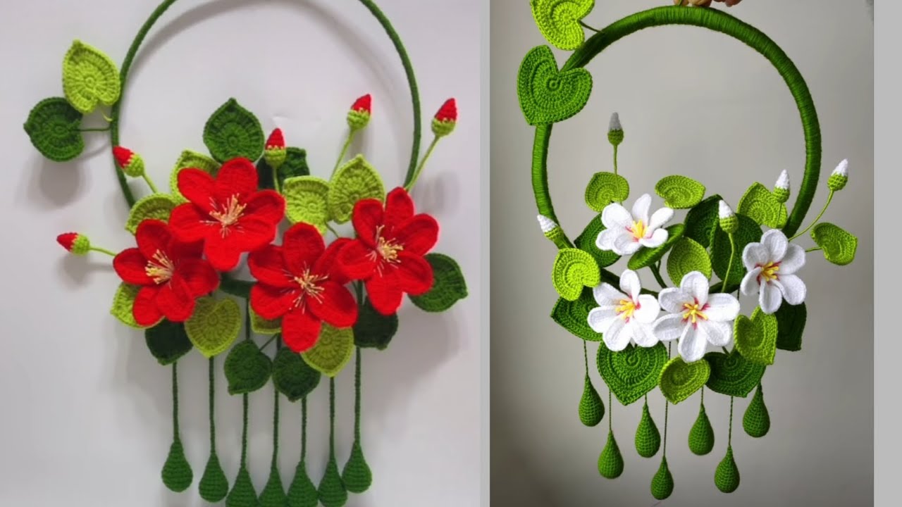 Wow!!.Beautiful🌸eye catching crochet dreamcatcher tutorial for beginners/DIY #crochet