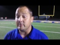 Homestead High School football coach Chad Zollman