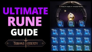 How to use Runes! (EVERYTHING TO KNOW) - Throne and Liberty - Rune Guide
