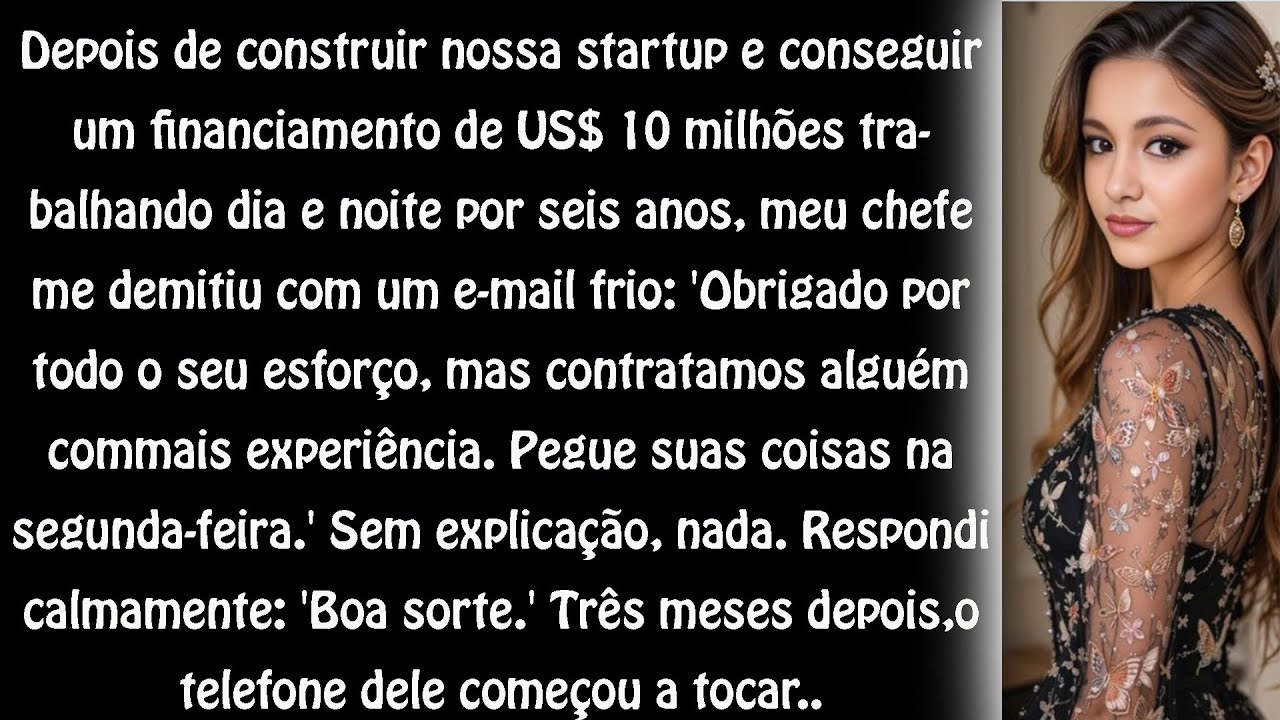 Construí uma startup de 10 milhões de dólares. Fui demitido por e-mail. Depois disso, tudo mudou…