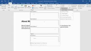 Computer Class 5 Chapter1(Adding Page Number)