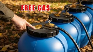 Geen gasflessen meer nodig! Krijg het hele jaar door gratis gas en verwarming met slechts een blauw