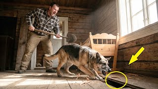 Köpek Beşiğin Altına Bir Kazmaya Başladı. Baba Küreği Aldığında, Gördüğü Şey Karşısında Donaka