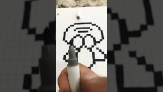 Pixel Art ideas, Squidward #Art #PixelArt #PixelArtIdeas #Squidward￼