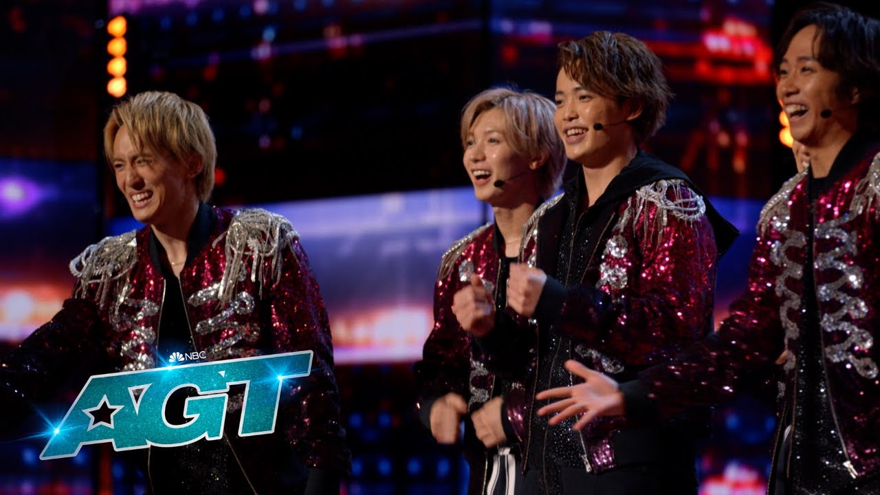 Travis Japan performs on AGT shorts YouTube Music