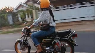 Story cewek cantik naik motor honda gl 100  part 1