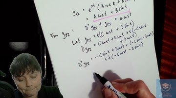 Topic 3 (3.08): 2nd order non-homogeneous differential equations: Example 7