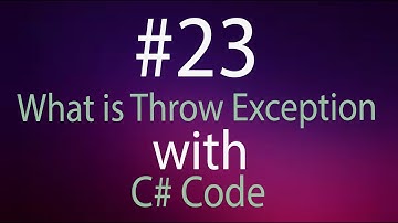 Throw exception in C# Urdu | C# GAMER |