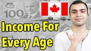 HOW MUCH Canadians Make by Every Age… | AVERAGE SALARY in Canada 2023