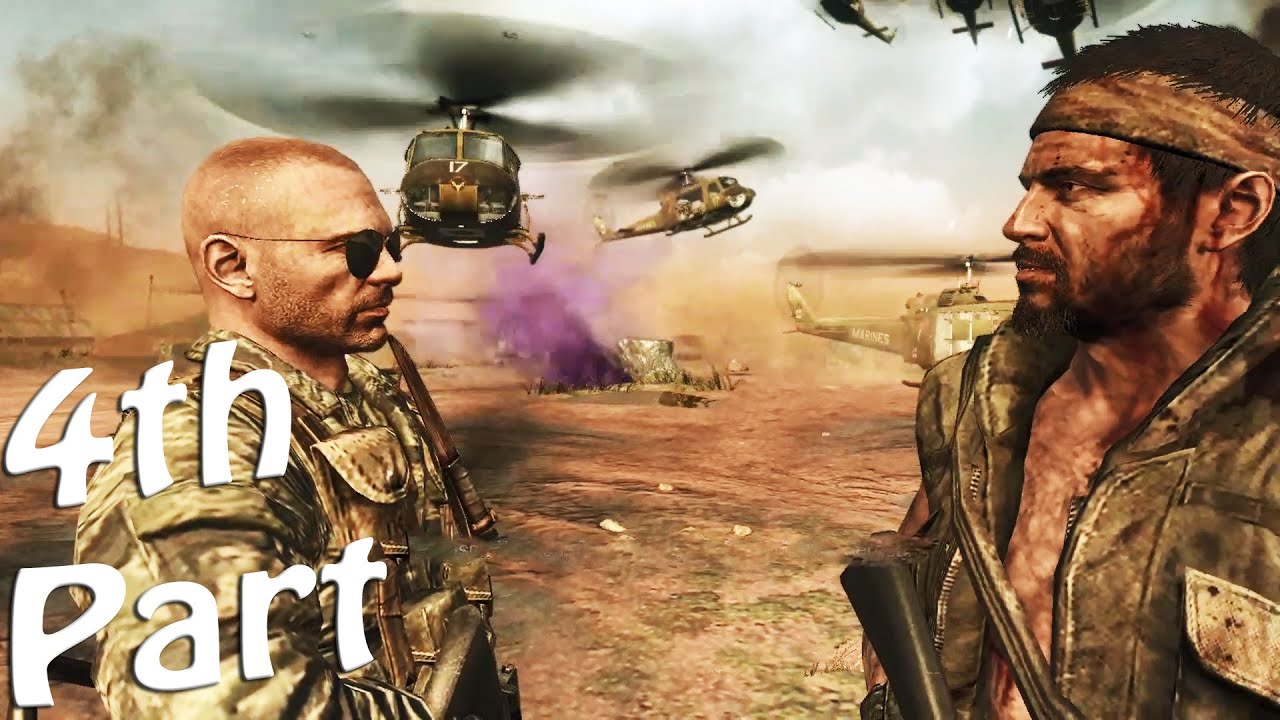 Call Of Duty Black Ops "Vietnam" Mission Gameplay 4th Part COD