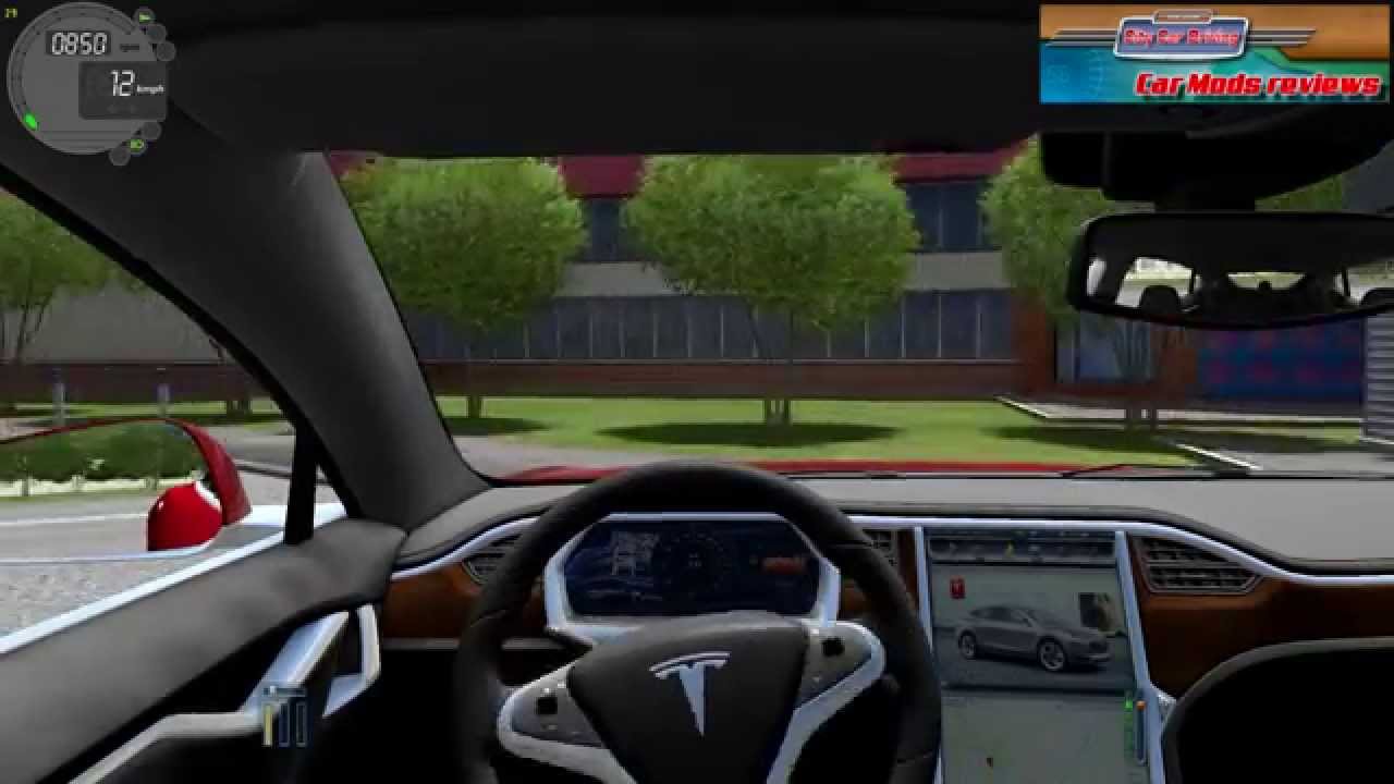 Tesla city drive