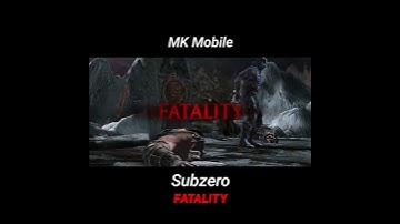 MK Mobile | Subzero Vs Scorpion | Subzero Fatality