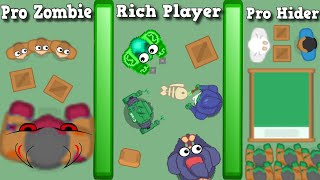 TYPES OF PLAYERS IN BRAAINS.IO (PART 2) | 40K ZOMBIE | SPOT CREATOR | TROLLER | YOUTUBER | RICH COIN screenshot 4