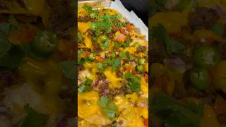 Homemade Cheese Overload Nachos #food #youtubeshorts #shorts #shortsfeed #shortvideo