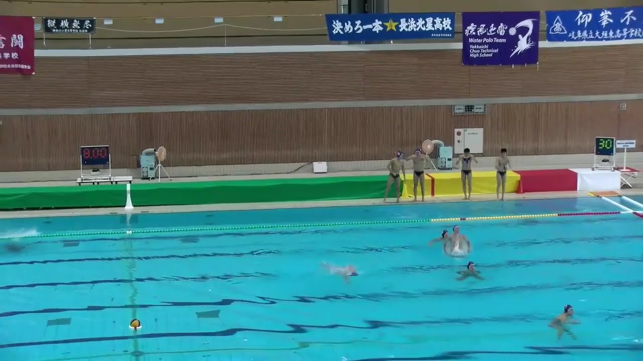 2022年IH 水球 2回戦 前橋商群馬 x 明大中野東京