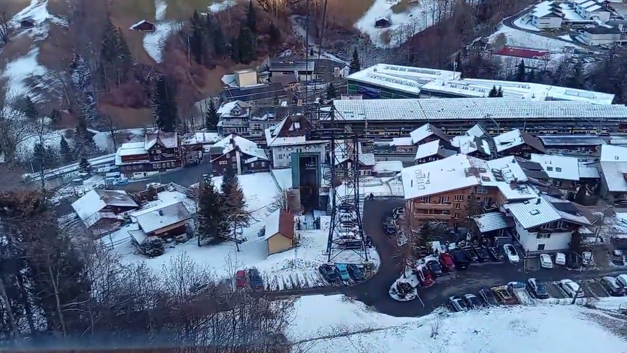 Switzerland Gondola Ride 🇨🇭🇨🇭