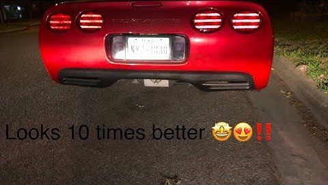 C5 CORVETTE REAR DIFFUSER PLASTI DIP DIY!!! (SECRET SPOILED IN THE END) !!!