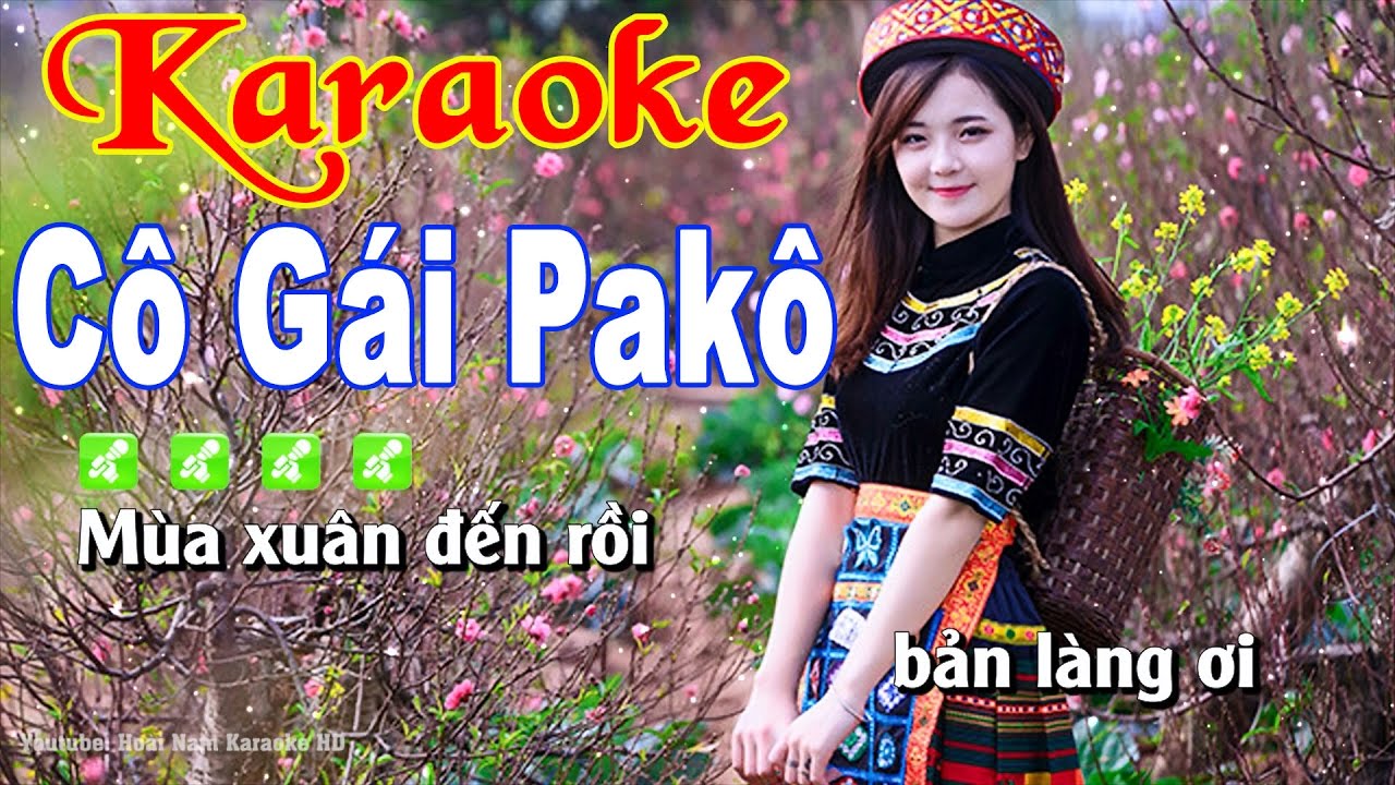 Karaoke Nhạc Sống Cô Gái Pakô - youtube