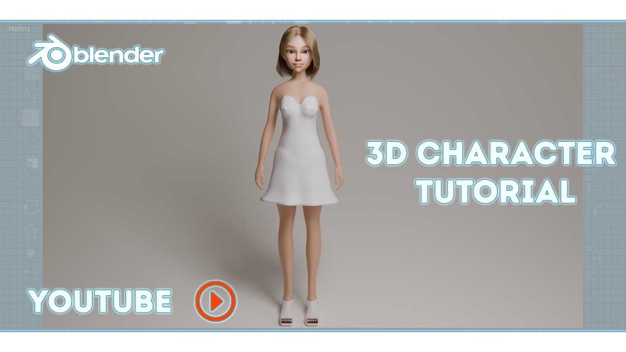 Cartoon Girl Modeling in Blender – Part 1: Easy Stylized Character Head