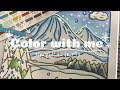 ASMR *Relaxing* Coloring For Sleep Using Colored Pencils❄️🌲