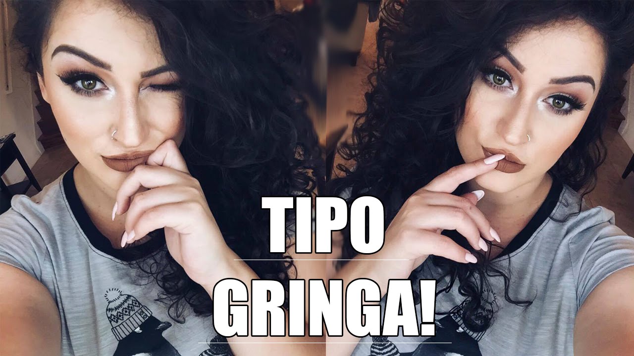 MAQUIAGEM ESTILO GRINGA DO INSTAGRAM