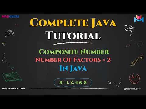Composite Number In Java Explained Step-by-Step | Master In Looping in Java